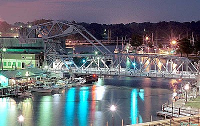 Dawn upon a lake erie harbor