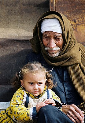 grand father &daughter