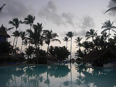 Amazing sunrise in Punta Cana