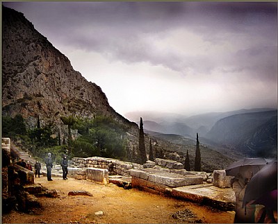 Rain over Delphi
