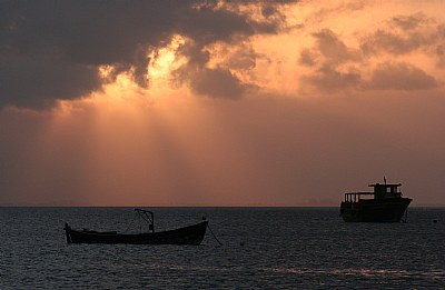 Sunset at the Sea