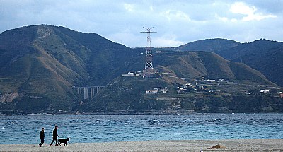 La Calabria vista dalla Sicilia