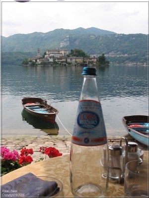 Lunch at Lake Orta (Italy)