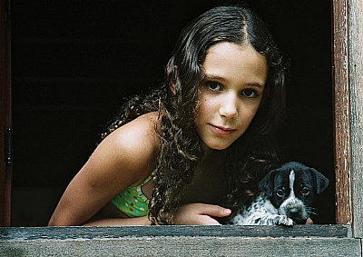 Sarah and her dog