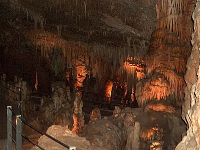 the stalaktites