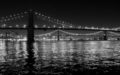NY Bridges at Night