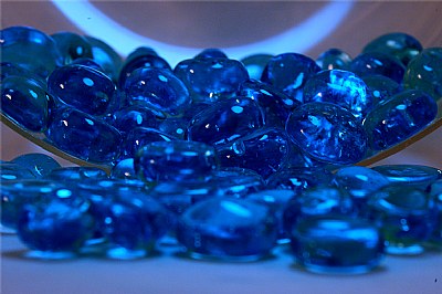 Azure Blue Marbles