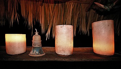 candles and bell