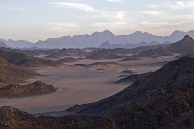 Evening over the desert