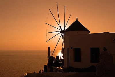 Santorini  windmill.