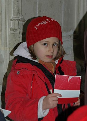 young student at tours museum
