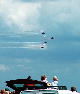 Watching the Red Arrows