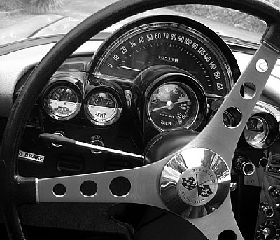 Corvette b&w4