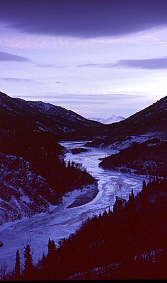 Sunset over Nenana