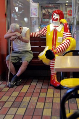 Ronald console exhausted mind