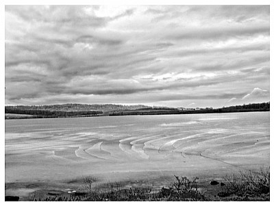 Lake Ice at Middlecreek