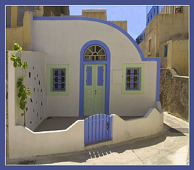 Santorini house