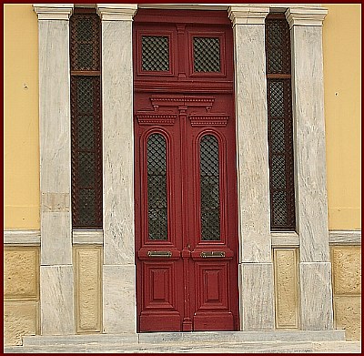 red door...