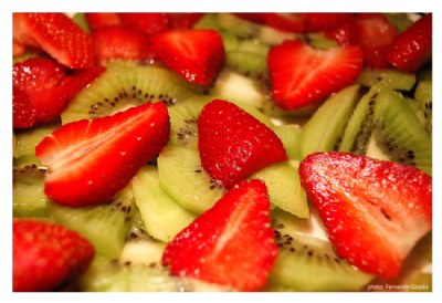 strawberries & kiwi