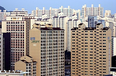 South Korean Apartment Blocks