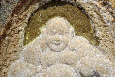 Laughing Buddha Detail