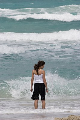 Sara at beach_1