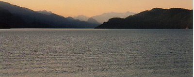 Harrison Lake at Sunset