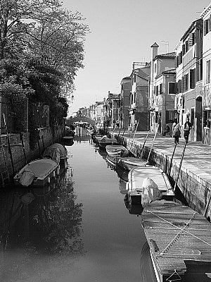 Burano in black & white