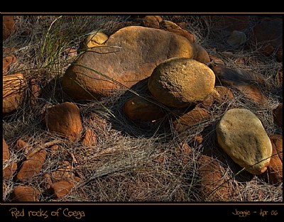 Red rocks of Coega