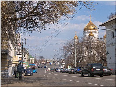 Moscow sping landscape