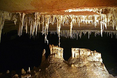 Stalactites and stalagmites