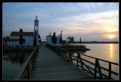 Lagoon sunset