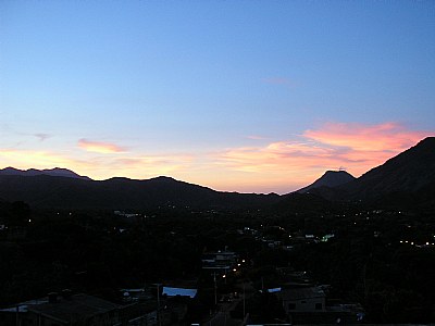 Atardecer desde La Asuncion 6:38 pm