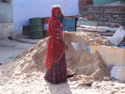 a villager in rajasthan
