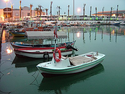 Kusadasi port 6 am.