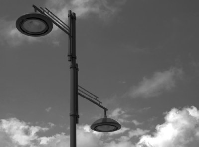 Lamp and clouds