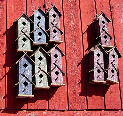 Pastel Birdhouses