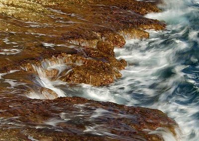 Rock and water.