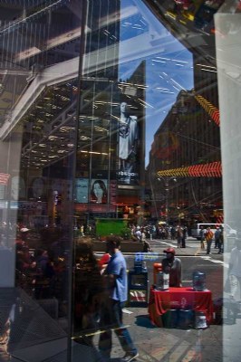Times Square Reflected