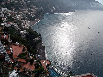 Positano from the road