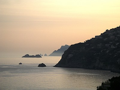 The sea from Positano