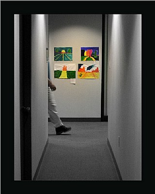 Art, down the hall