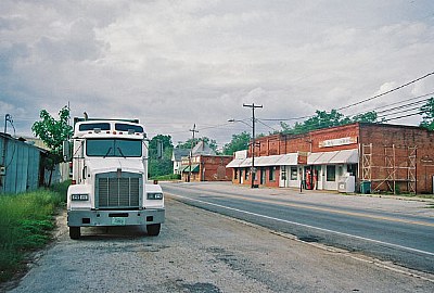    "Dead" Little Town & Truck Parked. 2006