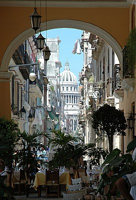 view from a cafe