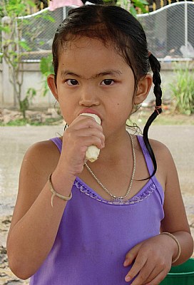 Young Girl With Snack (1)