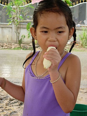 Young Girl With Snack (2)