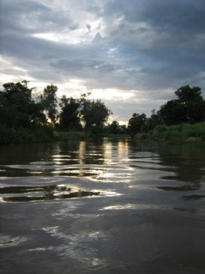 Sunset on the Nile