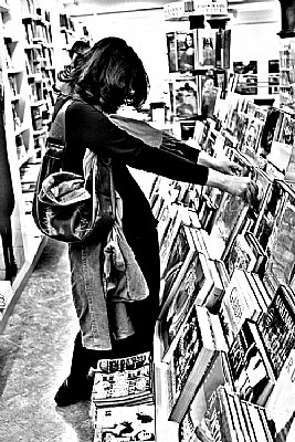 in books shop