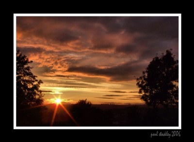 Sunset Over Cork City