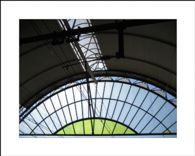 Train station roof...